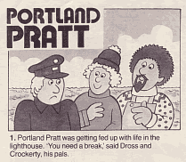 Portland Pratt - an Oink! comic spoof